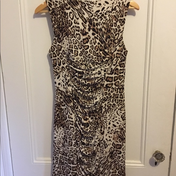 Calvin Klein Leopard Print Dress - Picture 3 of 3